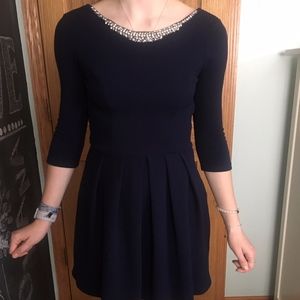 Navy Blue Homecoming Dress